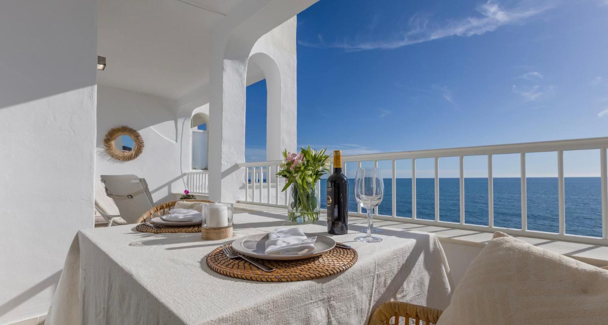 Ferienwohnung Oceanfront Mijas Exterior foto